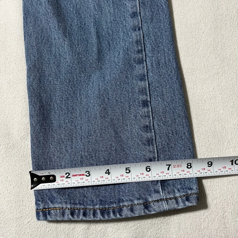 Levis 505 Mens 32x29 Blue Regular Straight Denim Jeans‎